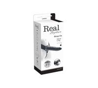Toyz4Lovers Real Rapture Vibrating Hollow Strap On 8 Black - 450 gr