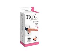 Toyz4Lovers Arnés con consolador vibrador hueco Real Rapture 8 tono carne con testículos 450 g
