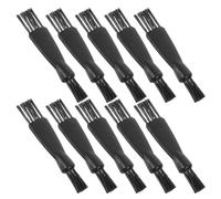 TOYZFRIENDY 10 Cepillos de Repuesto para Afeitadora Eléctrica para Hombre Doble Cabezal Color Negro Mini y Compactos Cepillo de Limpieza y Depilatorio Accesorios para Cuidado Personal