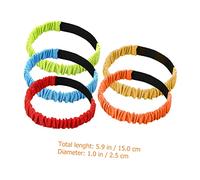 TOYZFRIENDY 10 Piezas Bandas Elásticas de Piernas Ligas Coloridas Resistentes de Oxford para Familiares y Competencias Lavables y Duraderas para Actividades Infantiles Deportivos