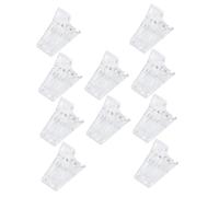 TOYZFRIENDY 10 piezas Clips Fijadores para Manicura de Plástico Duradero Pinzas para Moldeado de Uñas para Profesional y Personal