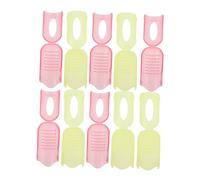 TOYZFRIENDY 10 piezas Clips Quitaesmalte Gel Ajustables para Uñas Herramientas Plásticas para Remover Esmalte Diseño Seguro Antideslizante Colores Únicos Adaptable para Dedos