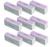 TOYZFRIENDY 10 piezas EVA Limas de Uñas Cuadradas Herramienta Práctica para Manicura Bloque Pulidor de Cuatro Caras para Manos y Uñas Femeninas