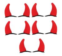 TOYZFRIENDY 10 Piezas Horquillas de Cuerno de Demonio para Halloween Accesorio Cosplay Gótico Ligero y Duradero Único para Mujeres y Niñas