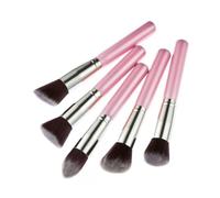 TOYZFRIENDY 10 piezas Maquillaje Mujer Pinceles Cosméticos Portátiles Rosa Sintéticos Pelo Madera Kit Básico Diario Profesional y DIY