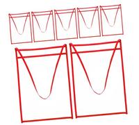 TOYZFRIENDY 10 Piezas Unidades Fundas Transparentes Reutilizables para Borrado Seco de con Cierre Seguro y Gran Capacidad para Facturas y Órdenes de Trabajo