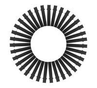 TOYZFRIENDY 100 Piezas Clips de Pelo Negro de Metal Pinzas Alligator Curl para Sección y Estilismo Clips de para Rizado y Coloración Accesorios Versátiles para Mujeres y Niñas