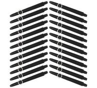 TOYZFRIENDY 100 Piezas Ejes de Nailon 2ba Roscados para Dardos, Accesorios de Eje Negros, Recambio Duradero para Dardos de Exterior, Juego de Varillas para Sala de Juegos y Deporte de Ocio