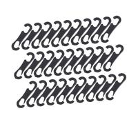 TOYZFRIENDY 100 piezas Ganchos para Fijación de Fundas de Asiento de Coche Ganchos Planos de Plástico Duraderos para Accesorios Interiores Fáciles de Colgar para Cubiertas contra Sol y Nieve