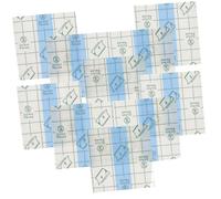 TOYZFRIENDY 100 piezas Paletas Adhesivas Desechables para Mezcla de Maquillaje Transparente para Base Sombras Labiales y Pigmentos para Maquillaje y Nail Art