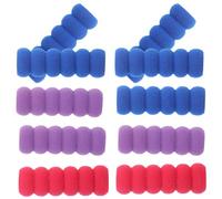 TOYZFRIENDY 10piezas Unidades Funda para Bolígrafo Antideslizante de Espuma Ergonómica para Agarre de Ayuda para Escribir Protección contra Sudor y Rozaduras Funda para Lápiz Color Aleatorio