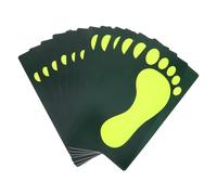TOYZFRIENDY 12 Pegatinas Para Pies Que Brillan En La Oscuridad Marcadores De Suelo Adhesivos Pegatinas De Huellas Autoadhesivas Para El Suelo