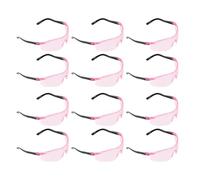 TOYZFRIENDY 12 piezas Gafas Protectoras Infantiles Flexibles y Resistentes para Cs Protección Ocular Ajustada para Color Rosa para Laboratorios y Actividades Deportivas