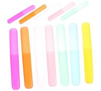 TOYZFRIENDY 14 piezas Estuche de Viaje para Cepillos de Dientes Protectores Portátiles Antidesgaste y Polvo Colores Surtidos Diseño Compacto y Resistente para Almacenamiento y Transporte