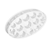 TOYZFRIENDY 15agujeros Portavasos Para De Con Orificios Soporte Ovalado Para Vaso De Organizador De Bandeja De Para Estudio De