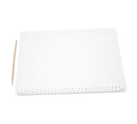 TOYZFRIENDY 2 Juegos Plantillas de Regla Plástica Transparente Espaciado de Plantillas de Línea Recta para Exámenes Escritura Caligrafía y Diario