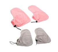 TOYZFRIENDY 2 para Pies de Algodón Térmicos para Cera Cómodos y Duraderos para Cuidado y Spa Reutilizables y Fáciles de Limpiar