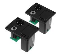 TOYZFRIENDY 2 piezas Caja Batería para Pastilla Compartimento Resistente Conector para Guitarra Diseño Compacto y Duradero de Unidades