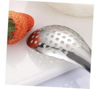 TOYZFRIENDY 2 piezas Cucharas Coladoras de Acero Inoxidable con Mango Anticalor para Cocina Hogar Restaurante Plata y Aptas para Freír Cocinar y Hot Pot