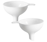 TOYZFRIENDY 2 piezas Embudos de Cocina Pequeños de Plástico Multiusos para Llenado de Aceite y Líquidos Compactos y Fáciles de Limpiar para Uso Doméstico