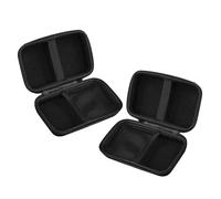 TOYZFRIENDY 2 Piezas Estuche Portátil para Caja EVA Resistente Golpes Organizador de Accesorios para Viaje y Fiesta Hombre Negro