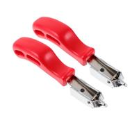 TOYZFRIENDY 2 piezas Extractor de Grapas Manual Herramienta Quita Grapas Ergonómica para Carpintería Removedor de Tachas de Metal para Muebles y Marcos Agarre Antideslizante