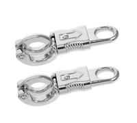 TOYZFRIENDY 2 Piezas Herrajes de Tracción para Perro Clips Metálicos de Liberación Rápida para Correa Mosquetones Resistentes para Collar y Equipaje Conectores Seguros para Mascotas