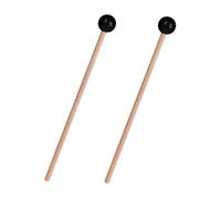 TOYZFRIENDY 2 piezas Mazas de de Goma y Mango de Madera de Palillos Compactos para Percusión Adecuados para Xilófono Marimba y Campana Diseño Portátil para Músicos Movimiento