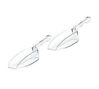 TOYZFRIENDY 2 piezas Palas de Hielo Acrílicas Gruesas Palas Prácticas para Cubitos y Alimentos Utensilios Multiuso para Cocina y Repostería