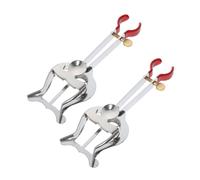 TOYZFRIENDY 2 piezas Pinzas para Lira de Trompeta Metal Portátiles Soporte de Partituras Ajustable para Banda de Marcha Clip Resistente para Instrumentos de Viento