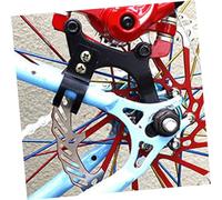 TOYZFRIENDY 2 Piezas Soporte Ajustable para Freno de Disco de Bicicleta Adaptador para Modificación de Frenos Compatible con Bicicletas Normales Disco Fácil Instalación y Diseño Práctico