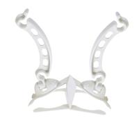TOYZFRIENDY 2 Piezas Soporte de Bolsa de Basura Plegable de Pared para Cocina y Baño Rack Compacto y Resistente para Colgar Bolsas de Espacio y Fácil Limpieza
