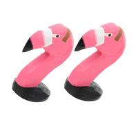 TOYZFRIENDY 2 Piezas Soporte de Gafas de Madera con Diseño de Flamenco Organizador Animal Multifuncional para Gafas y Decoración de Escritorio Hogar y Oficina Regalo Sostenible para Adultos