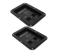 TOYZFRIENDY 2 Piezas Terminal Caja Conector Altavoz Placa Para Coche Audio Escenario Compatible Modelos