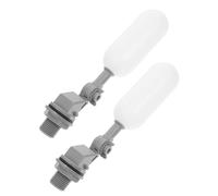 TOYZFRIENDY 2 Piezas Válvula Flotador Automática Ajustable de Plástico para Control Agua Diseño Compacto para Depósitos Pequeños Regulación Precisa y Flujo Estable