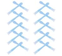 TOYZFRIENDY 20 Aplicadores de Lentes de Contacto Ventosa y Punta, Herramienta de Succión Azul para Insertar y Quitar Lentes Blandas y Duras, Kit Portátil para Uso en Trabajo y Viajes