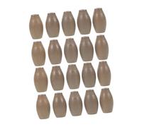 TOYZFRIENDY 20 Piezas Tope para Cuerda de Cortina de Madera Maciza Pomo Ergonómico Forma de Oliva Accesorio Liviano y Duradero para Persianas y Cortinas Repuesto para Tiradores de Cuerda Hogar