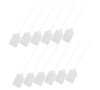 TOYZFRIENDY 200 piezas Etiquetas Colgantes Blancas con Cuerda para y Marcado de Joyería Ropa y Accesorios Etiquetado Doble Cara Escritura Manual