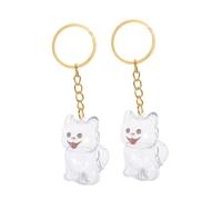 TOYZFRIENDY 2piezas Llaveros Conmemorativos de Pelo de Mascota Caja de Recuerdos Transparente para Recoger Pelo de Gato o Perro Adorno Conmemorativo para Recordar Tu Mascota Casa