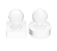 TOYZFRIENDY 2piezas Prensa Para Sombras De Ojos y Rubor Diseño Intuitivo y Moldes Redondos y Cuadrados Herramienta Versátil Para Reparación De Maquillaje Portátil Para Uso Viaje