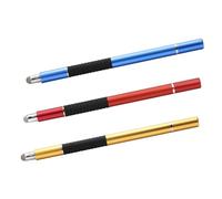 TOYZFRIENDY 3 Piezas Lápices Táctiles Capacitivos con Punta Fina y Cabezal de Succión Bolígrafos de Precisión para Pantallas Táctiles Compatibles con Tablets y Teléfonos Móviles Colores Rojo
