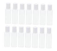 TOYZFRIENDY 30 piezas Botellas Pequeñas Vacías para Viaje con Tapa Estanca Botes de Portátiles para Solución de Lentes de Contacto Conjunto Conveniente y Ligero