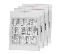 TOYZFRIENDY 4 Hojas Pegatinas de Atajos para Computadora Adhesivas y Duraderas Referencia Rápida para Teclado de Portátil Fáciles de Aplicar para Mejorar Productividad