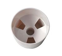 TOYZFRIENDY 4 Piezas Copas de Plástico para Golf con Base Forma de Ventilador Accesorios de Entrenamiento para Putt y Chip Soporte de Bandera Resistente para Jardín y Patio