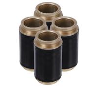 TOYZFRIENDY 4 Piezas Cubiertas Decorativas para Barra de Cortina 22 MM, 4 Piezas, Remates de Hierro Mate Negro, Extremos para Riel de Ventana, Protección y Renovación para Accesorios de