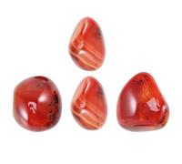 TOYZFRIENDY 4 Piezas de Ágata Natural de Sardónice Pulida Irregular para Reiki y Equilibrio de Chakras, Adecuado para Meditaciones Cristales Color Aleatorio