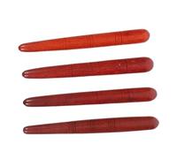 TOYZFRIENDY 4 piezas Pluma Acupuntura Madera Ergonomica Masajeador Manual Cuello Hombros Cervicales Portatil para Viaje Hogar Oficina