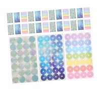 TOYZFRIENDY 48 Hojas Etiquetas Refuerzo Autoadhesivas para Papel Perforado Protector Resistentes Desgarro Compatible con Sueltas Cuadernos y Carpetas Unidades Diámetro
