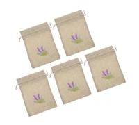TOYZFRIENDY 5 piezas Bolsas Vacías para Sachet de Saco Perfumado Recargable para Armario Diseño Chino de Lino para Regalo y Almacenamiento Portátil