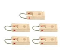 TOYZFRIENDY 5 Piezas Soportes para Piano Profesional Accesorios de Repuesto Duraderos de Madera Pulida Soportes Medios para Ejes de Afinación Herramienta Práctica para Técnicos de Pianos